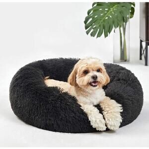 Washable Dog Round Bed Small Donut Dog Bed Small Dog Comfy Dog New Generic Box